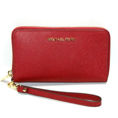 michael kors jet set travel flat wallet|michael kors dark cherry wallet.